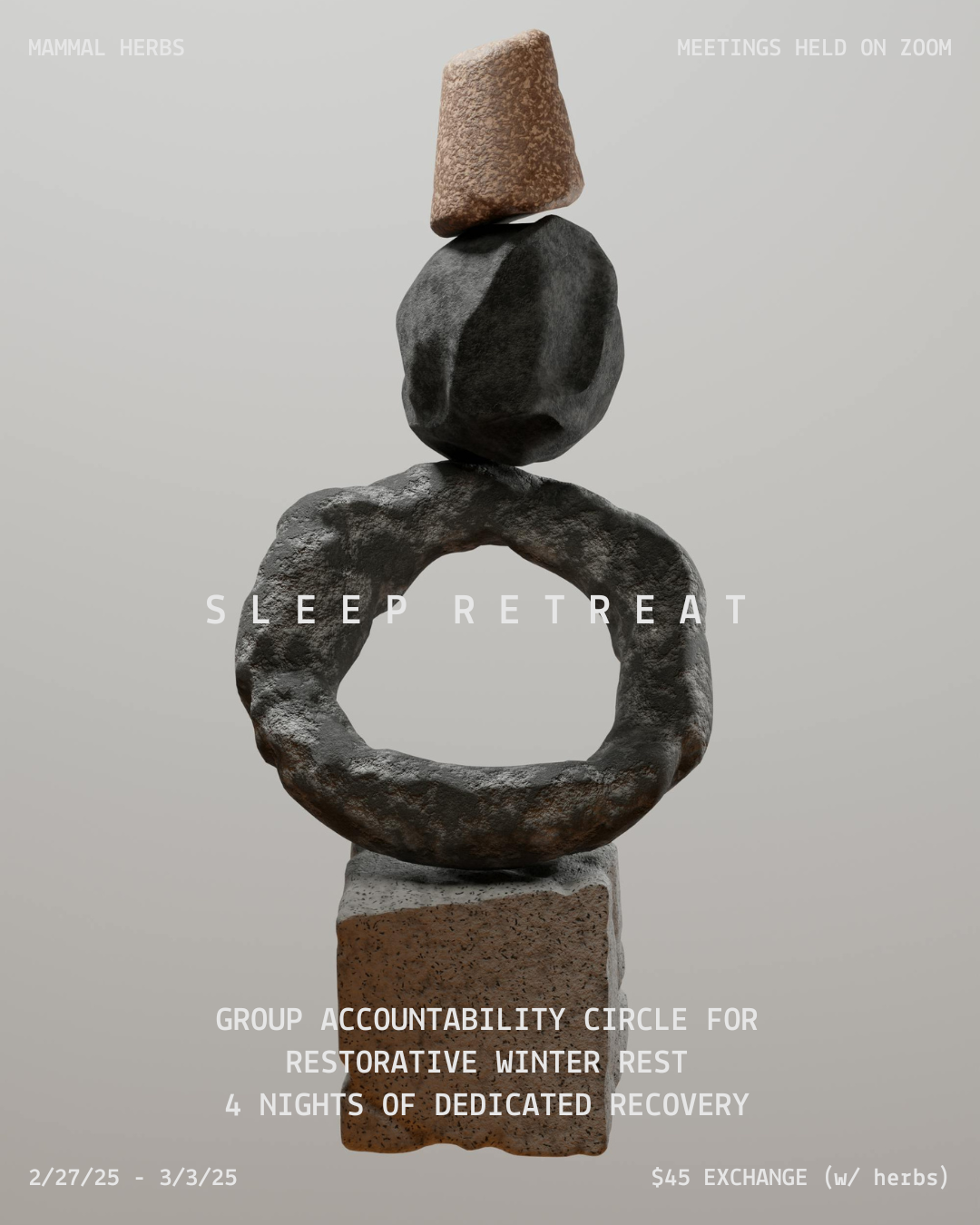 Sleep Retreat: Emerging into Spring (Virtual)